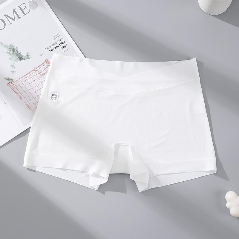 Plus Size Women's Pure Cotton Crotch 10A Anti-bacterial Non Scratch Maternity Flat Angle Safety Briefs