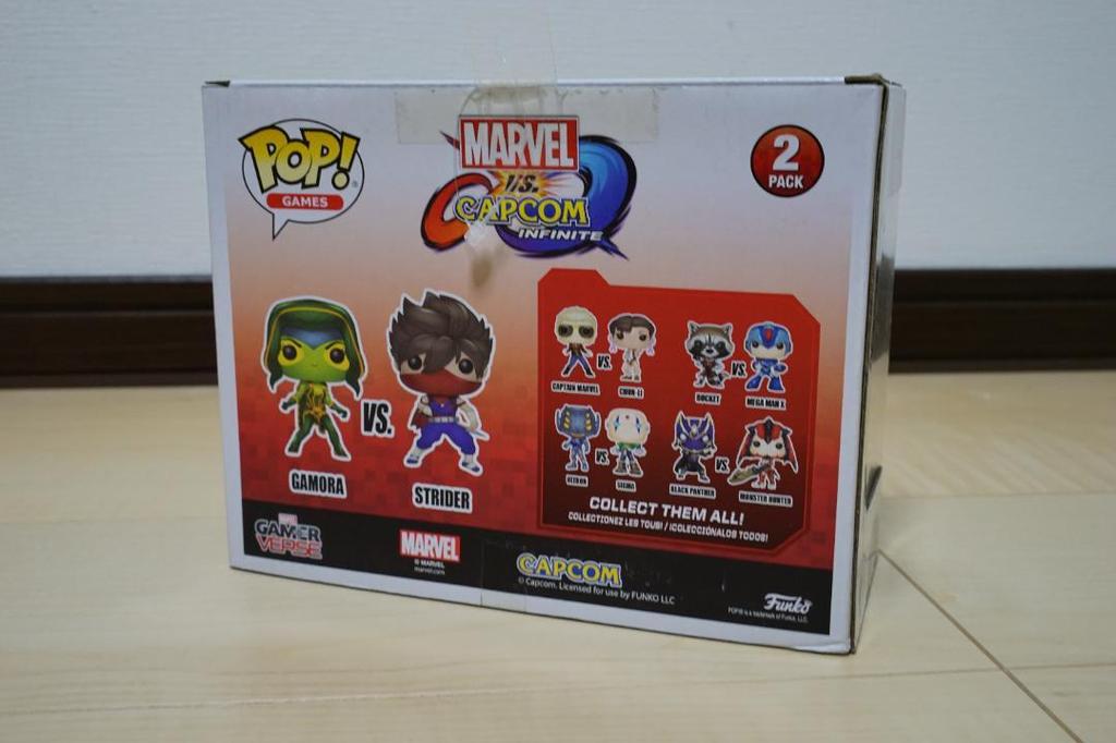 [USED] Funko Pop "Marvel vs. Capcom" Gamora vs. Strider Hiryu