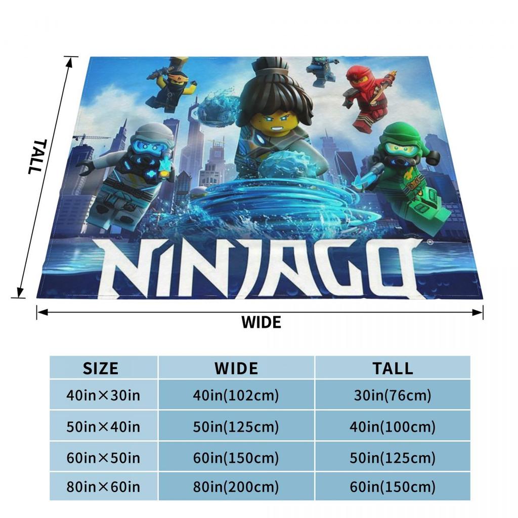 Ninjagos Blanket Soft Warm Flannel Throw Blanket Bedding for Bed Living room Picnic Travel Home Couch