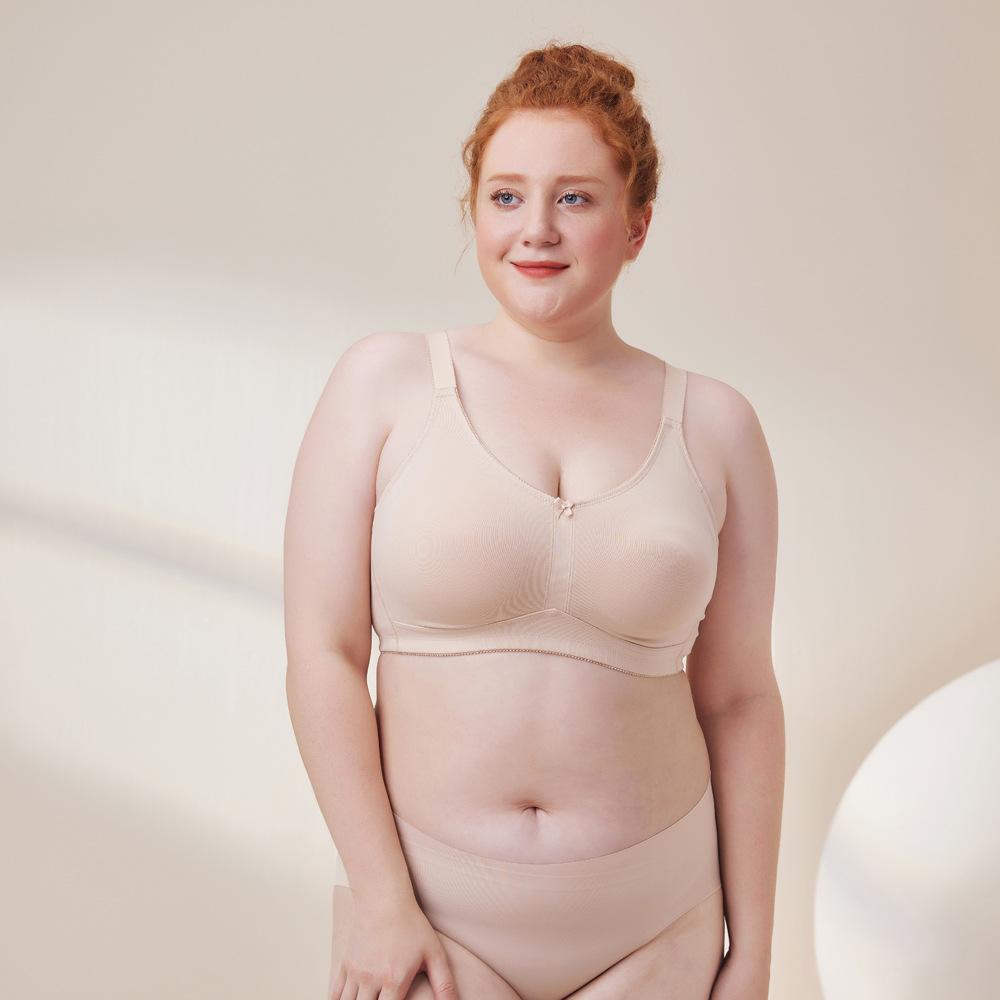 Large Size Bra Silicone Filled Bra No Steel Ring Small J Cup Bra for Large Breasts