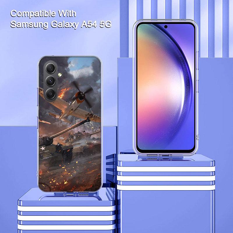 World Of Tanks Game Phone Case for Samsung Galaxy A54 A14 A24 A34 A17 A37 A57 A55 A35 A25 A15 A16 A26 A36 A56 A13 A23 A33 A53 A5