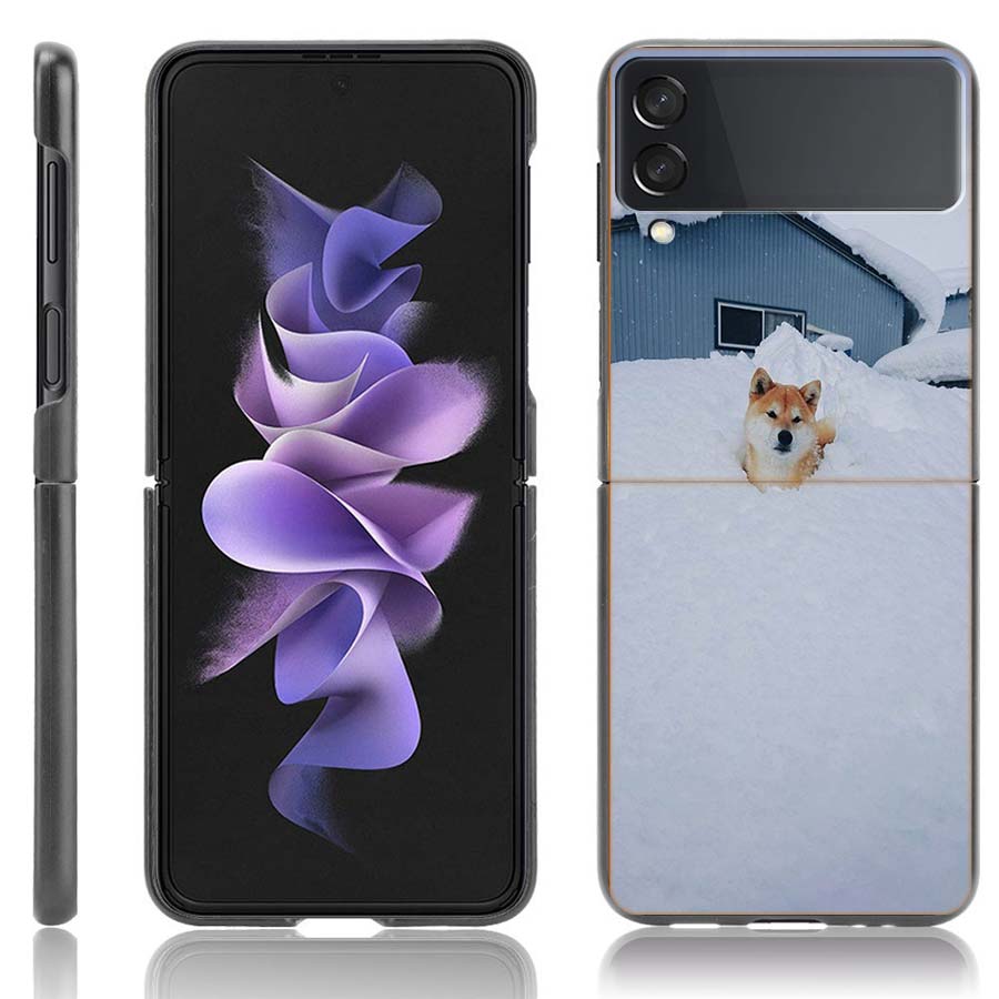 

Животное Собака Сиба-ину Чехол для телефона Samsung Z Flip 7 6 Galaxy Z Flip 5 3 4 5G Чехол Черный Жесткий ПК Корпус Защитная Крышка Samsung Z Flip 7 5G