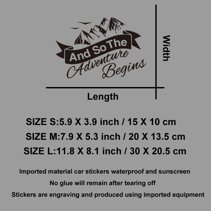 Падаючі гуси над Горами Пригод креативні та смішні наліпки для шанувальників мультфільмів та закоханих, висока якість для автомобілів, вантажівок, мотоциклів
