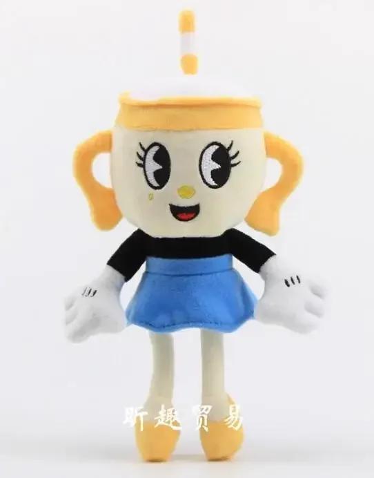 Game Cuphead Plush Doll Toys Mugman Stuffed Dolls Adventure The Chalice King Dice Cagney Carnantion Plushie Pillow Birthday Gift