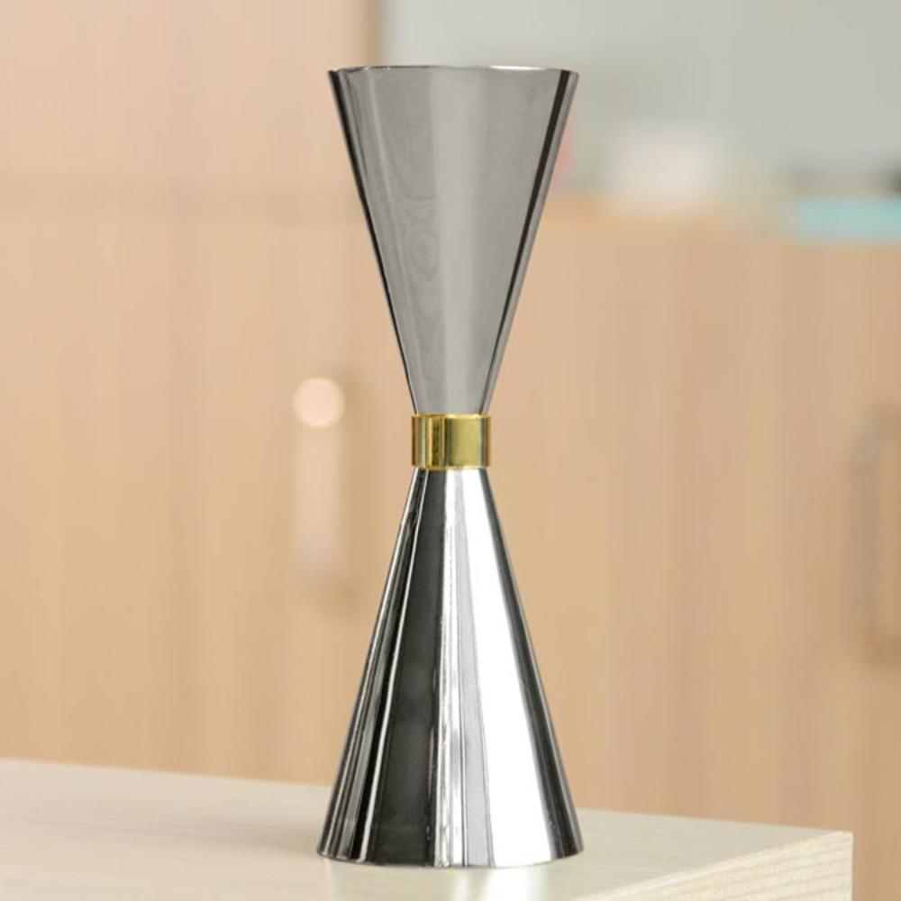 Surface Smooth Measure Cup Stainless Steel Cocktail Mixing Glass Double Head Cocktail Jigger Bar