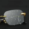 Quality Quality Quality Eye Protection Sun Glasses Men Green Frameless Eye Wear Women Stylish Designer Sunglasses