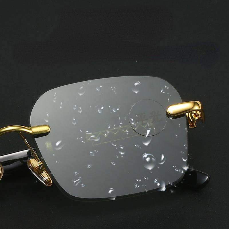 Quality Quality Quality Eye Protection Sun Glasses Men Green Frameless Eye Wear Women Stylish Designer Sunglasses