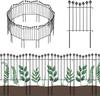 10ft Dekorativer Gartenzaun Tierbarriere Paneele Rostfrei für Hof Hundegrenze