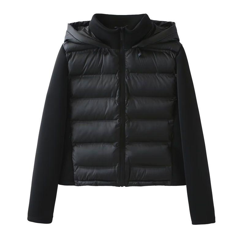 

ZA New arrival women s clothing ZR Fashion wind Export Fashion Minimalist Easiest for match winter Heattech cotton-padded jacket 4391742 Black L