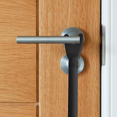 Retractable Door Stopper Spring Door Stopper Baseboard Door Bumper for Apartment Security Home Protection