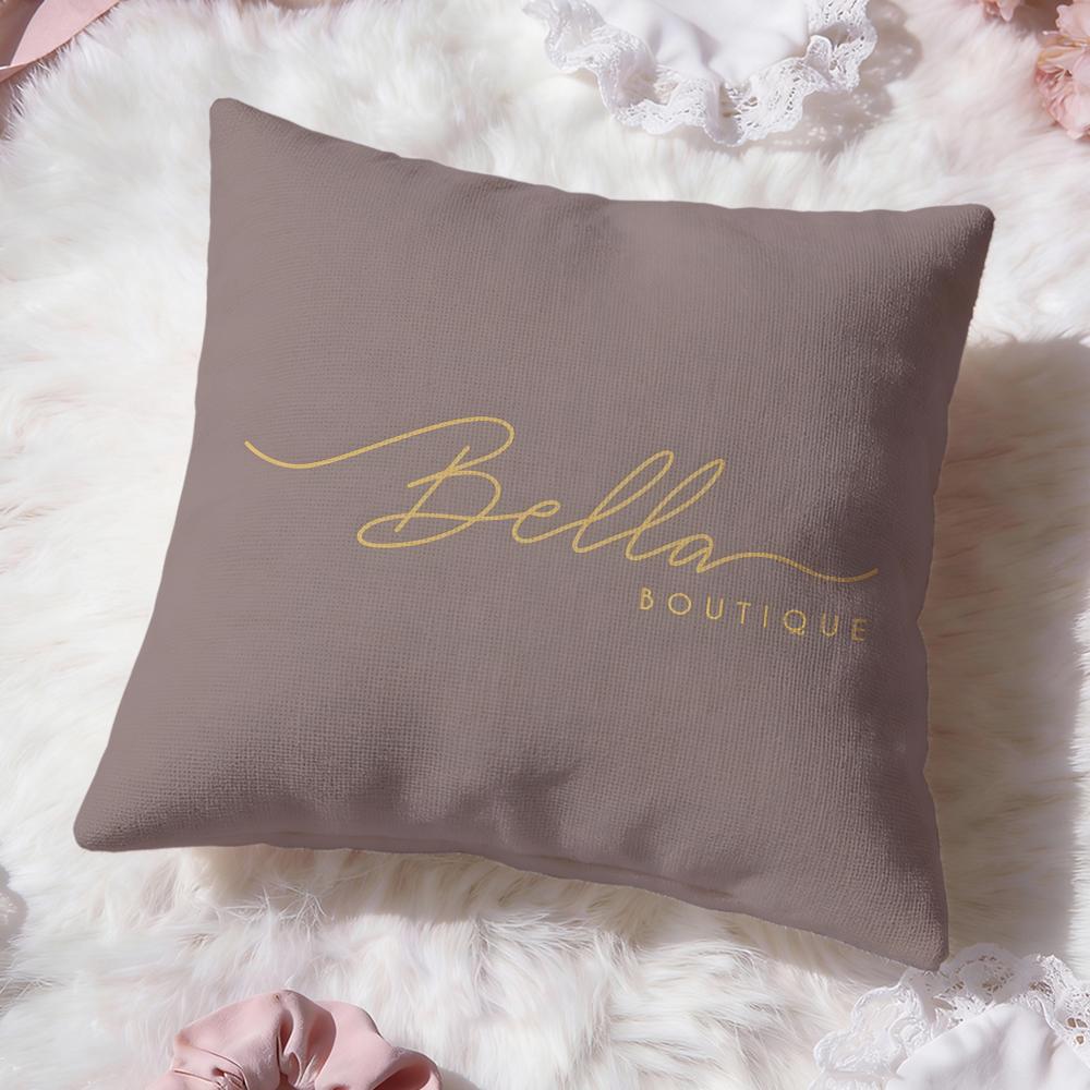 Brand B-BelleS Cushion Cover Premium Comfort Reversible Pillow Cove -Two In One Design for Any Room & Car Interior