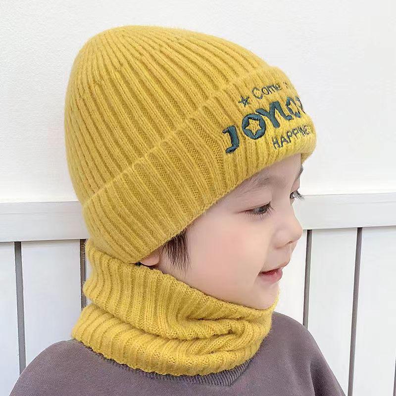 Kids' Trendy Knit Wool Hat: Cute Winter Pullover for Boys & Girls