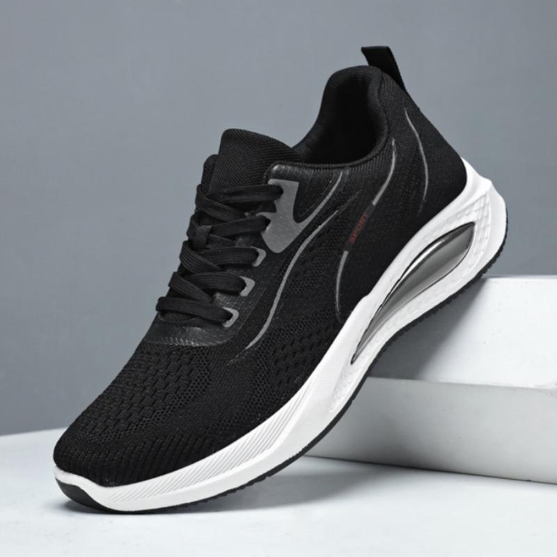 Men's Sports Shoes Summer Lightweight Breathable Men's Casual Shoes Soft Sole Shock Absorption Mesh Wear-resistant Running Shoes Mesh Shoes