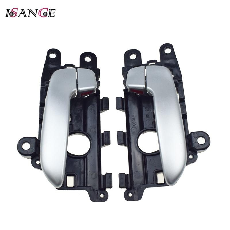 4pcs For Kia Forte Cerato 2.0L 2014-2018 & Forte Koup 2014-2017 Silver ide Door Handle Front Rear Left Right Driver Passenger