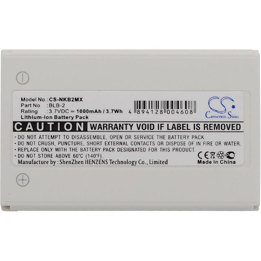 BLB-2 1000mAh Battery Compatible with 8310 8210 6590 7150 8890 6510 7650 6590i 8290 8850G 8910i 8390 5210 8270 6500 8850 3610 8910 8250 Battery