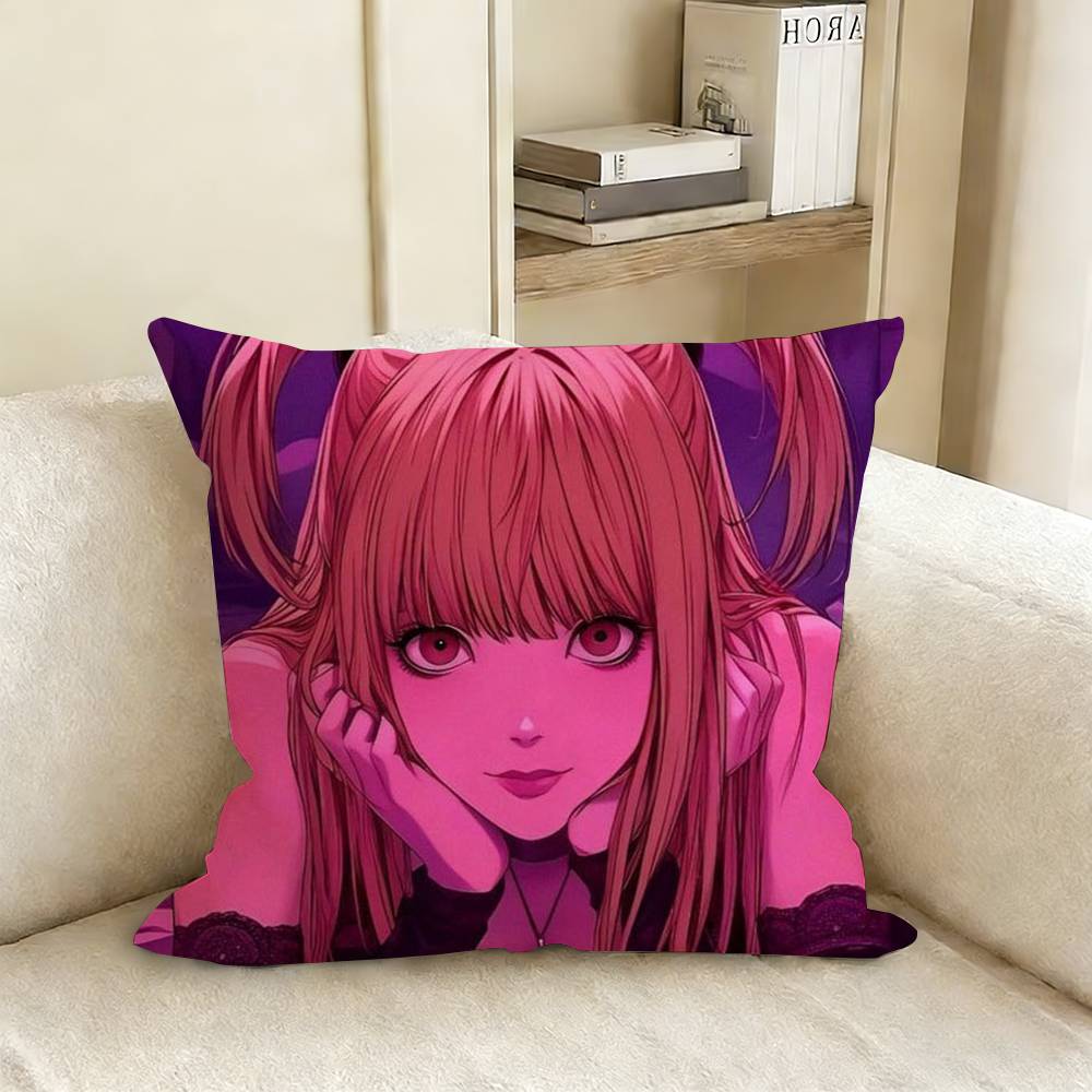 MMisa DDEATH NNOTE AAmane Pillow Cover Sofa Cushion Cover Home Room Decoration Children Gift