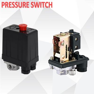 Accessories Adjustable Pressure Air Compressor 90-120PSI 4 Ports Control Valve 220V Pressure Switch Air Compressor Parts