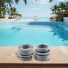 1 1/2 Inch NPT To 40mm Conversion Adapter Kit for Above Ground Pool Filter Connections with Sealing Accessories