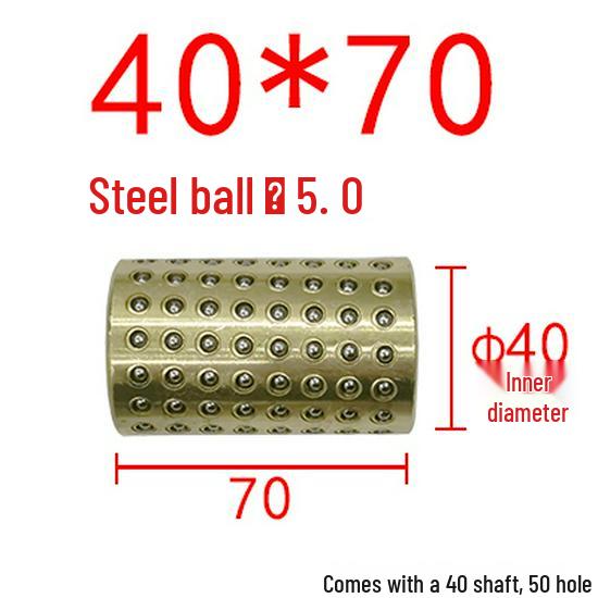 Golden Copper Ball Bearing Cage Mold Guide Bush Holder