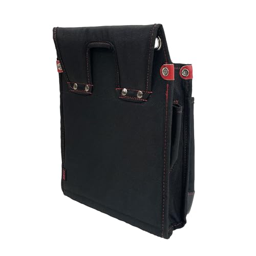 SK11 SPIDER Tobi Worker's Waist Pouch, Large, Slim Design with Inner Pocket, Stretch Fabric, 250mm W x 320mm H x 110mm D (SPD-JY04-B)