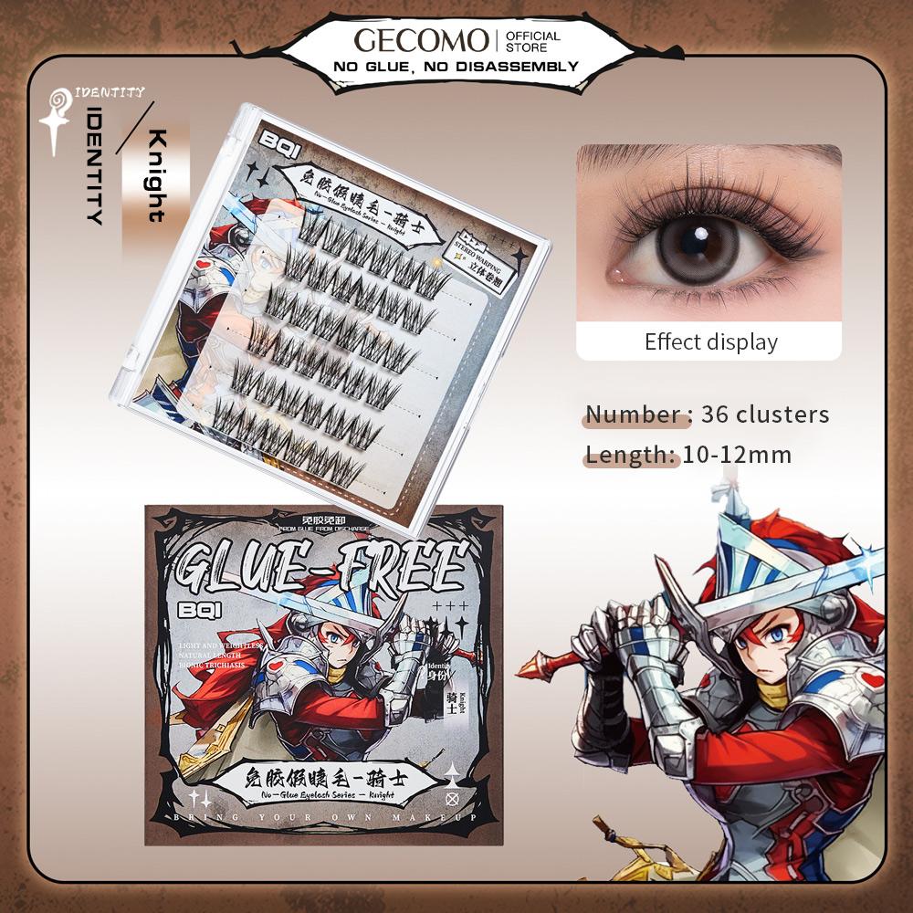 Natural Curling Pre-Glued Eyelashes Soft&Lightweight Various Styles Fluffy Self Adhesive Lash