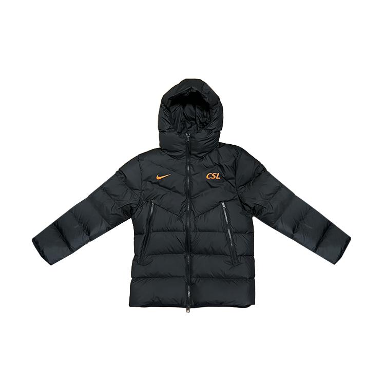 Nike Simple Hooded Zipper Long Sleeve Down Jacket Men outerwear HJ1099-010