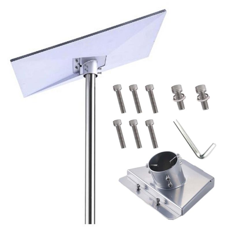 Satellite Dish Mount Plate for Satellite Gen3 Standard Dishes, Stainless Steel Roof Adapter Weather Resistant Stainless