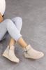 Women Modern Stylish Fashion Dm Zipper Boots Suede