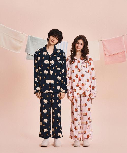 

[SPAO] Пижама с длинным рукавом «Мангеуреоджингом Манго-ми» SPPPG23U02 [Отправка из Кореи] 100% Оригинал Pink - S