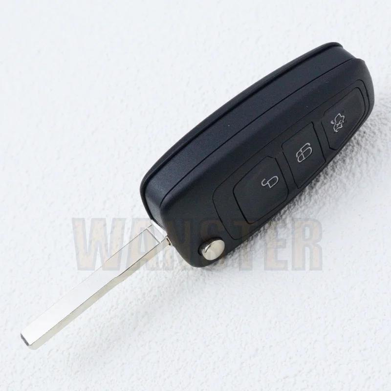 For Ford Fiesta Focus C-Max (Cb7) S-Max Transit Custom Galaxy Mondeo 2013 Car Key Shell Folding Key Fob Case Housing 2 3 Bottons