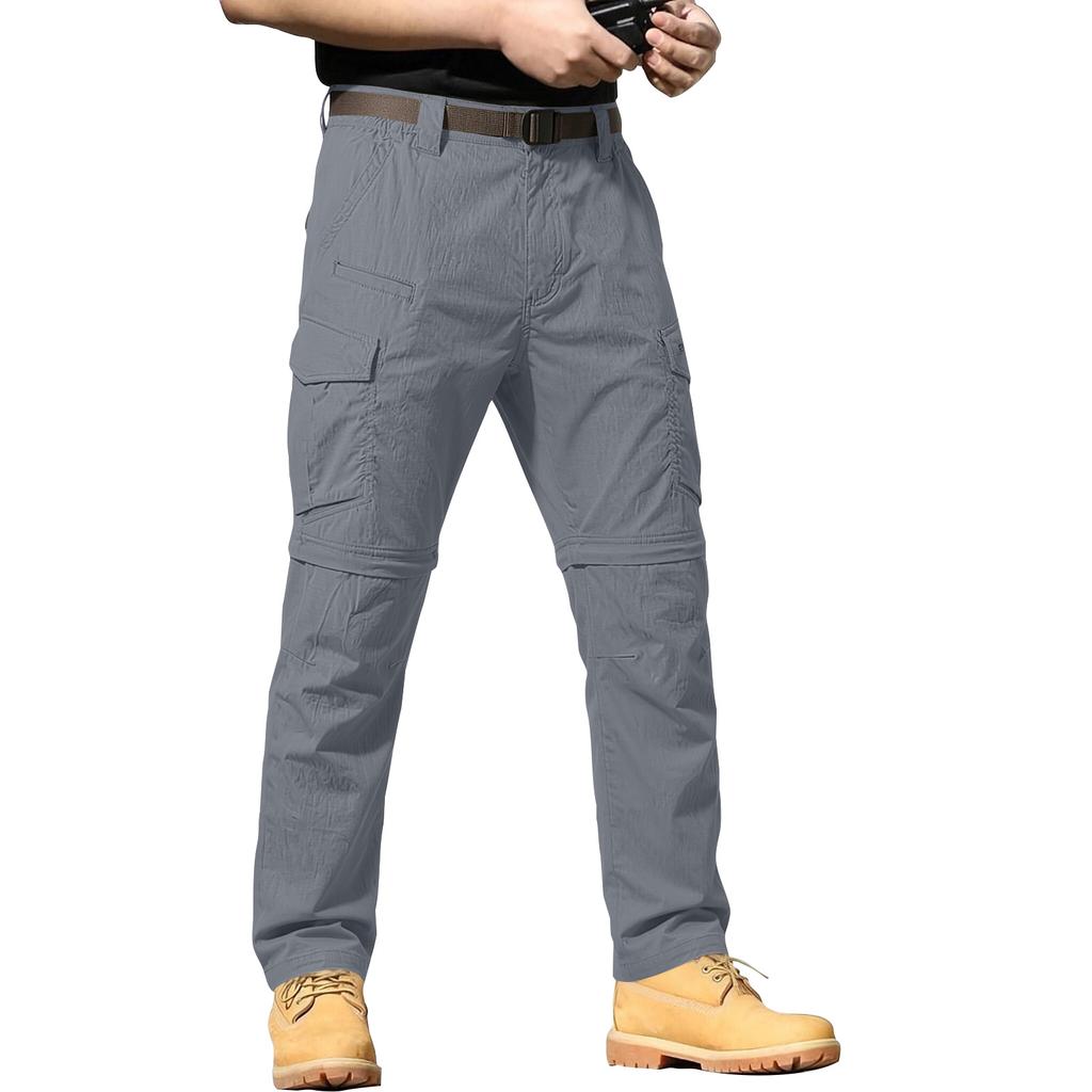 Convertible Cargo Pants for Men Lightweight Quick Dry Zip Off Trousers Outdoor Hiking Fishing Travel