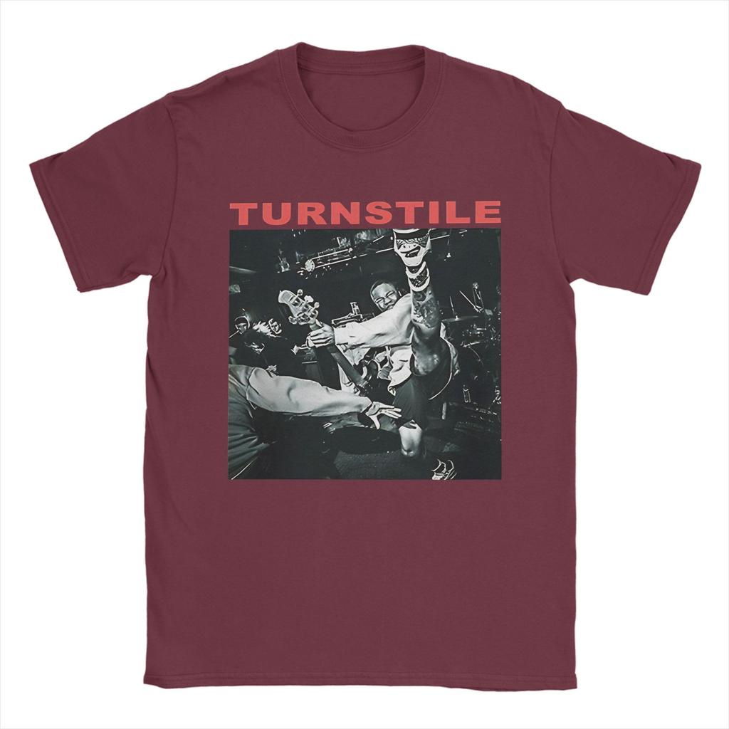 Turnstile American Hardcore Punk Band TShirt Summer 100 Cotton T Shirts For Unisex Fashion Printed Tee Shirt Short Sleeve Clothes