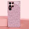 Love Leopard Print Madam Pink  Glass  PhoneCase for Samsung Galaxy S26 S25 S24 S23 S22 S21 FE Ultra Plus Dropresistant Female