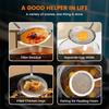 Kitchen Cooking Fine Mesh Food Strainer for Filtering Oil and Foam 1Pcs Skimmer Spoon 304 Stainless Steel Grease Filter Spoon