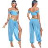Jasmine Princess Dress Search Banner Magic Lamp Costume Uniform Halloween Indian Female Regional Dancer Anime Cos Fairy Tale