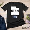 Womens Utah Football Graphic US State Vintage Utah Fan Mens Gift Unisex T-shirt