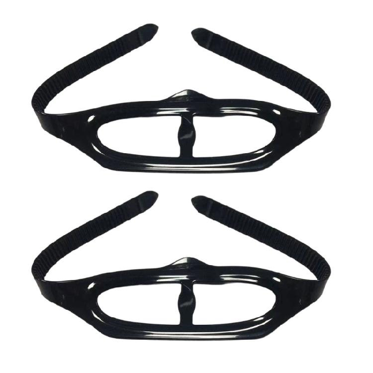 2Pack Nonslip Silicones Replacement Strap Elastics Snorkels Mask Headbands for Swimming Goggles And Dive Masks