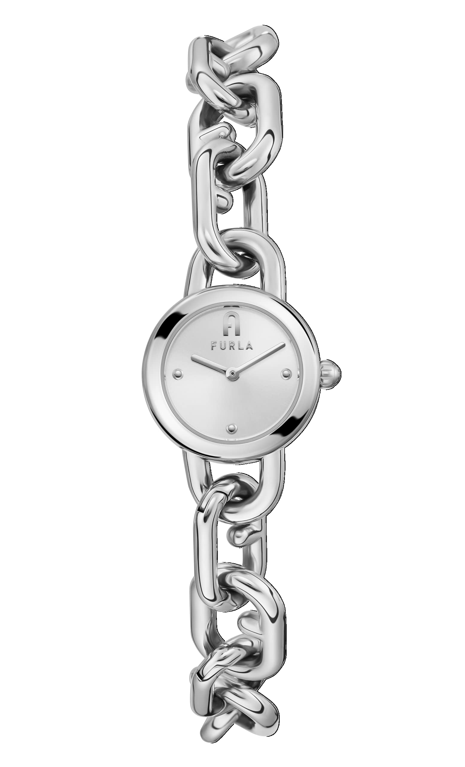 

Часы FURLA CHAIN BRACELET браслет серебряный циферблат нержавеющая сталь кварцевые часы ювелирные изделия аксессуар WW00027002L1 [Furla] 23.5MM женские [Товар]