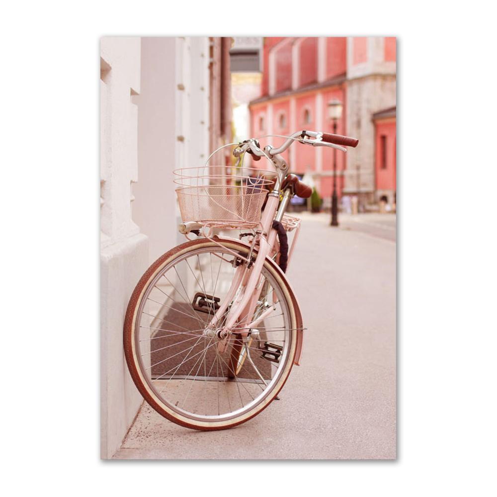 Pink Vintage Canvas Paitning Wall Poster and Prints Typewriter Bike Fashion Car Goblet Modern Wall Art Pictures for Living Room