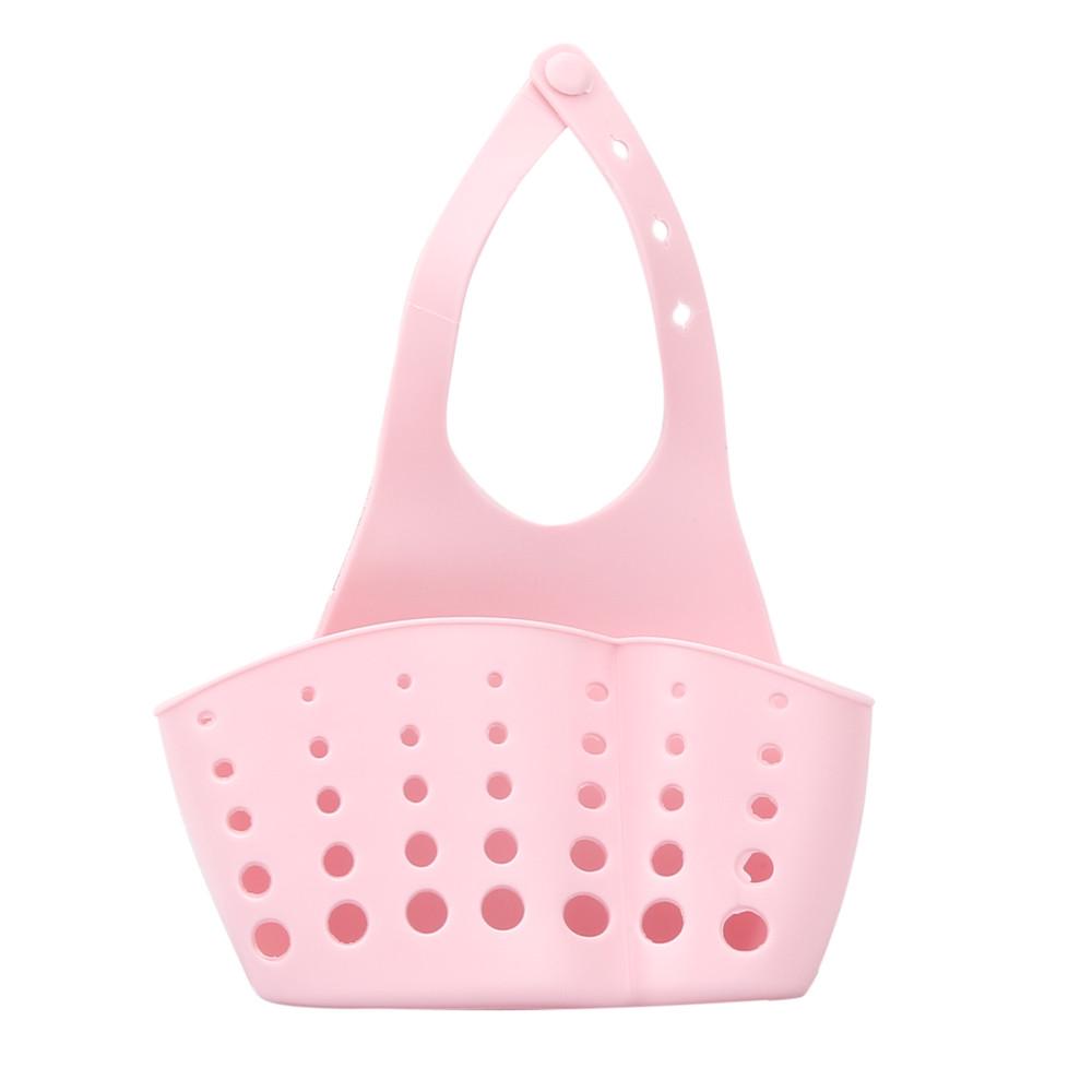 Portable Home Kitchen Hanging  Bag Basket Bath Storage Tools Sink Holder
