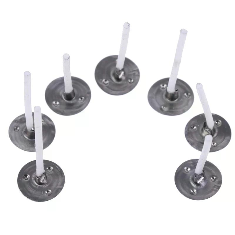 100Pcs Kerzen Form Docht Tabs Umweltfreundliche Kerze Erhalter Herstellung Aus Reiner Baumwolle