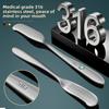 316 Stainless Steel Dumpling Spoon Rust-Proof Professional Filling Scoop Ergonomic Multi-functional Wonton Dumpling Spoon