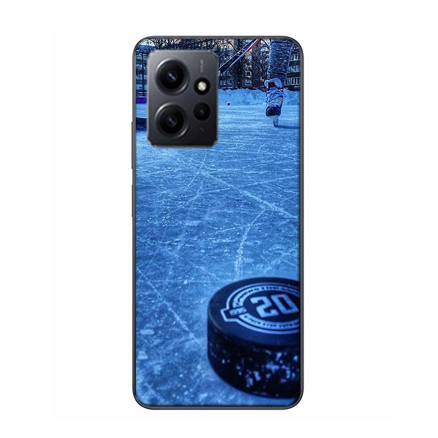 Ice Hockey Rink Phone Case For Redmi 12 13C 12C 15C 9 10 10C Note 13 Pro Plus 14 15 Pro 9T 9C 9A TPU Soft Cover Clear Cell Cases