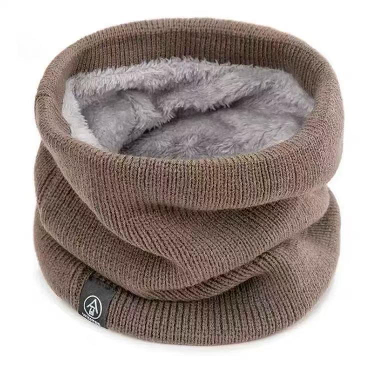 Unisex Winter Scarf and Cycling Headwear: Cold-Protection Velvet Windproof Neck Gaiter