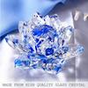 Anti-slip Crystal Lotus Flower Hue Reflection Sun Catcher Ornaments  Office