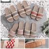 Unisex Summer Linen Slippers: Non-slip Indoor Sandals for Home and Office.