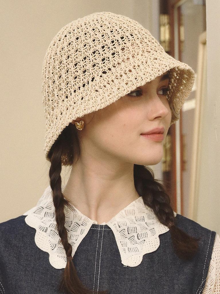 Meleuhen Sylo Knitting Bucket Hat_3Color