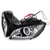 LED Headlight Assembly Bright White Angel Eyes High Low Beam Fit for R15 2012?2016