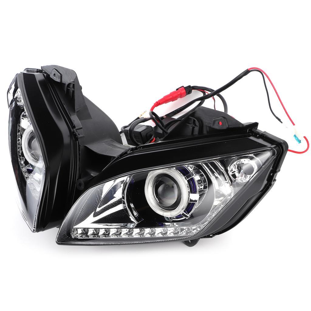 LED Headlight Assembly Bright White Angel Eyes High Low Beam Fit for R15 2012?2016