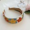Hollow Out Embroidered Crochet Headband Bohemian Style Wide Edge Headband  Girls
